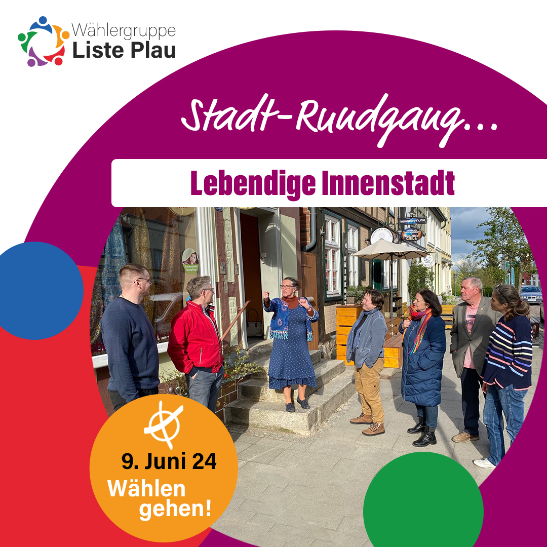 Liste Plau Lebendige Innenstadt